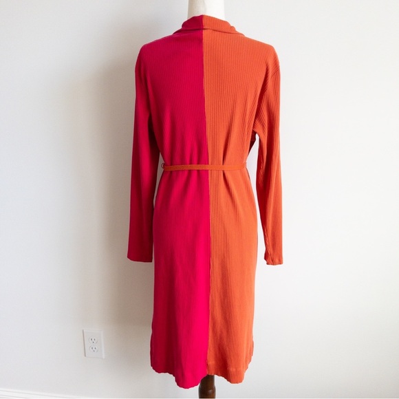 Daily Practice Colorblock Ribbed Yoga Duster Cardigan Robe - Picture 8 of 14